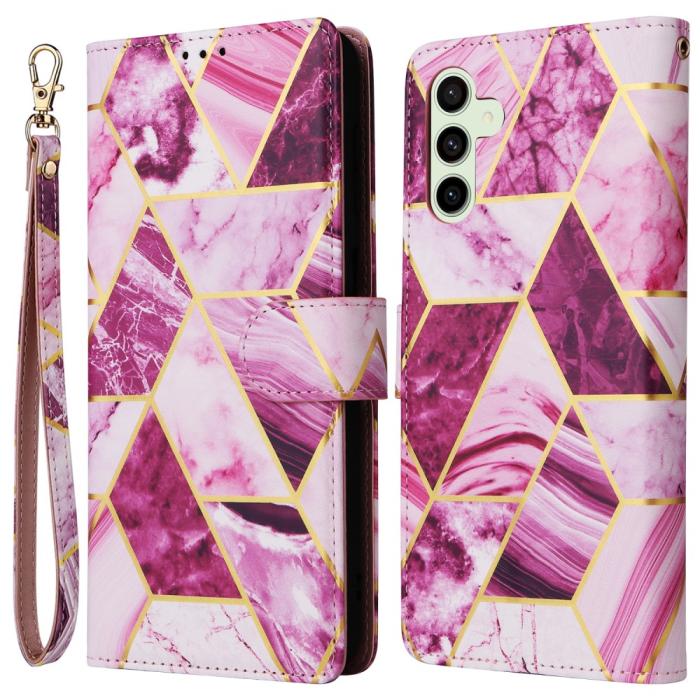 Bild 1, Samsung Galaxy S24 FE Fodral Marmor Rosa
