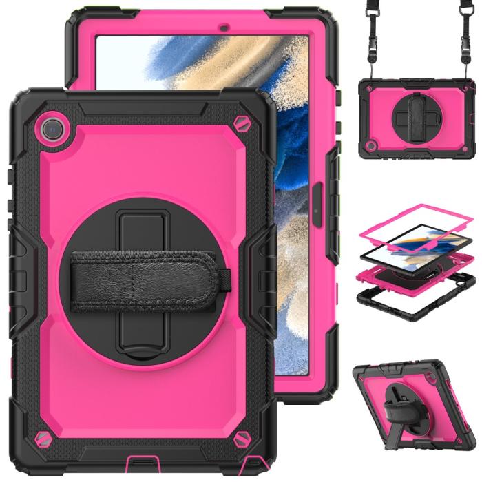 Bild 1, Galaxy Tab A8 10.5 Skal Shockproof Hybrid Kickstand Strap
