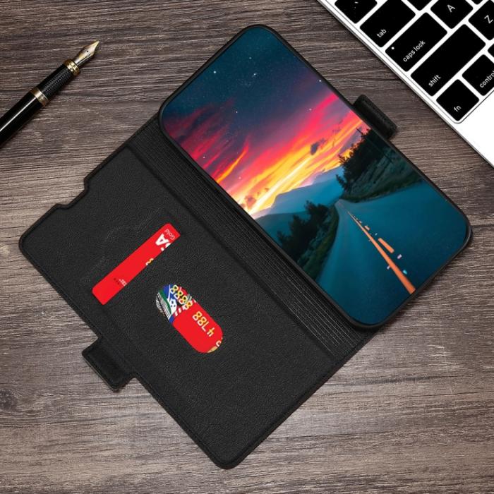 Bild 6, Motorola Moto G73 5G Fodral Slim Läder Svart