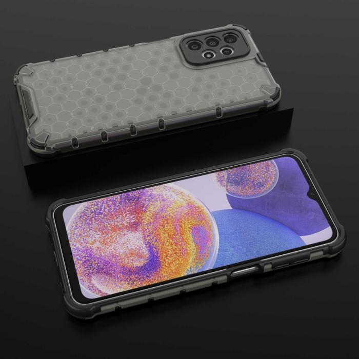 Bild 4, Samsung Galaxy A23 5G Skal Honeycomb Shockproof Svart