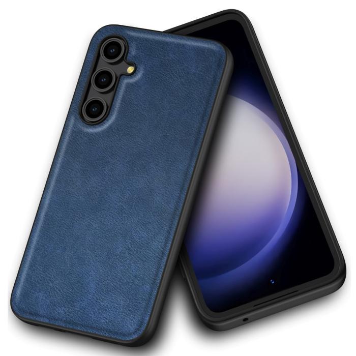 Bild 1, Samsung Galaxy A05s 4G Skal Läderbelagt Blå