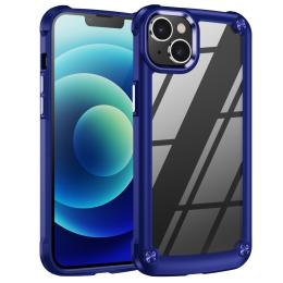 iPhone 15 Skal Shockproof Hybrid Armor Blå