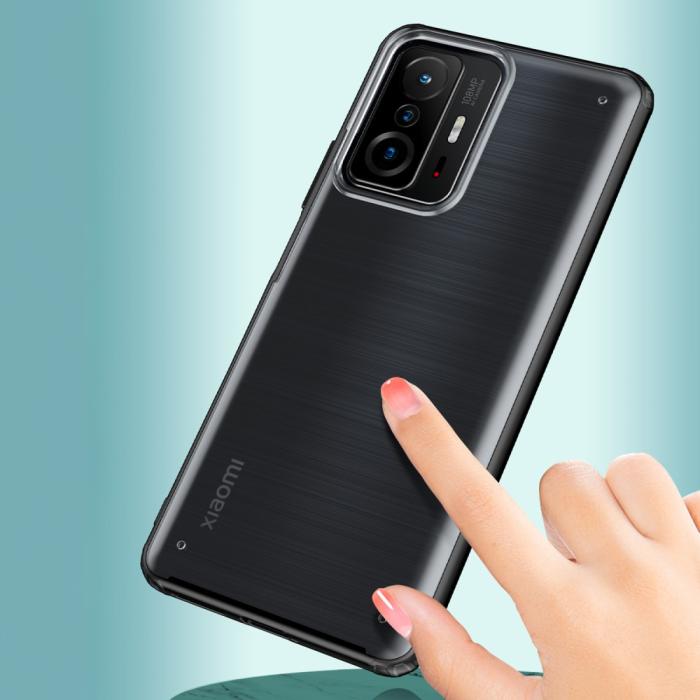 Bild 4, Xiaomi 11T / 11T Pro Skal Armor Hybrid Svart