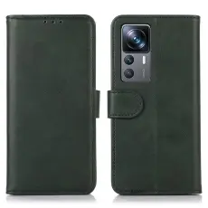 Xiaomi 12T / 12T Pro Fodral Solid Läder Grön