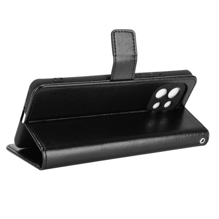 Bild 5, Xiaomi Mi 11 - Crazy Horse Fodral - Svart