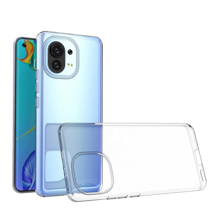 Bild 1, Xiaomi Mi 11 - Crystal Transparent TPU Skal