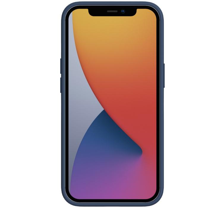 Bild 2, iPhone 13 - NILLKIN CamShield Silky Liquid Skal - Blå