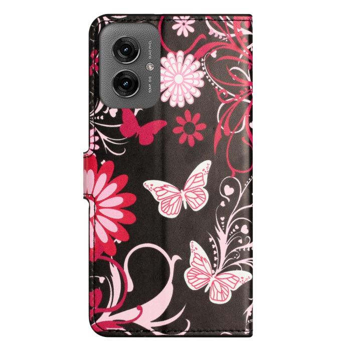 Bild 5, Motorola Moto G55 5G Fodral Med Tryck Fjärilar