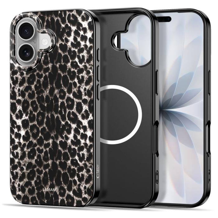 Bild 3, Tech-Protect iPhone 17 Skal MagSafe Lamano Leopard