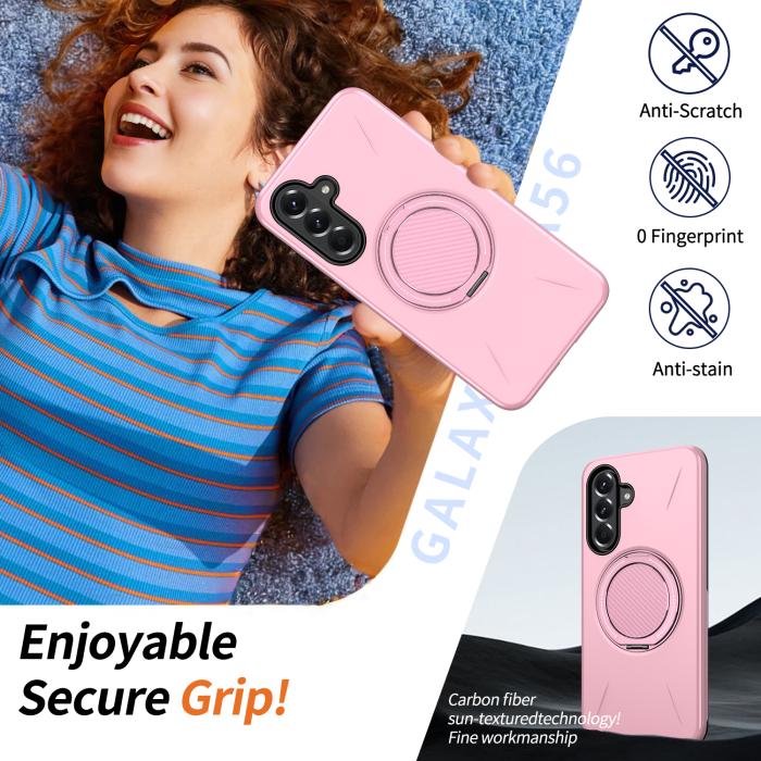 Bild 2, Samsung Galaxy A27 5G Skal Magsafe Kickstand Rosa