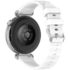 Huawei Watch GT 6 41 mm / 5 Pro 42 mm Armband Silikon Vit