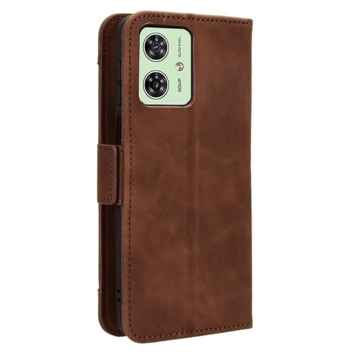 Bild 6, Motorola Moto G54 5G Fodral Med Avtagbart Kortfodral Brun