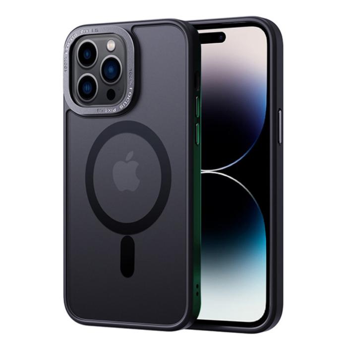 Bild 1, iPhone 14 Pro Max Skal MagSafe Hybrid Matt Svart