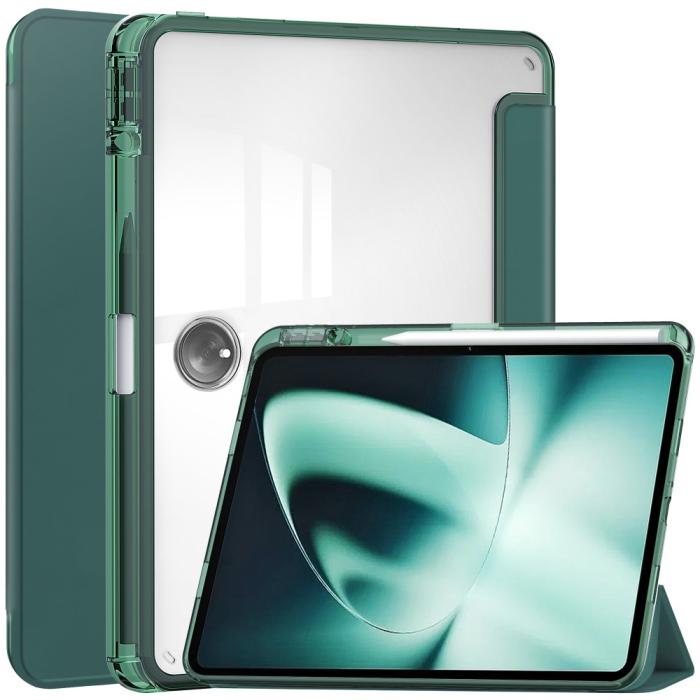 Bild 1, OnePlus Pad Fodral Hybrid Med Pennhållare Svartgrön