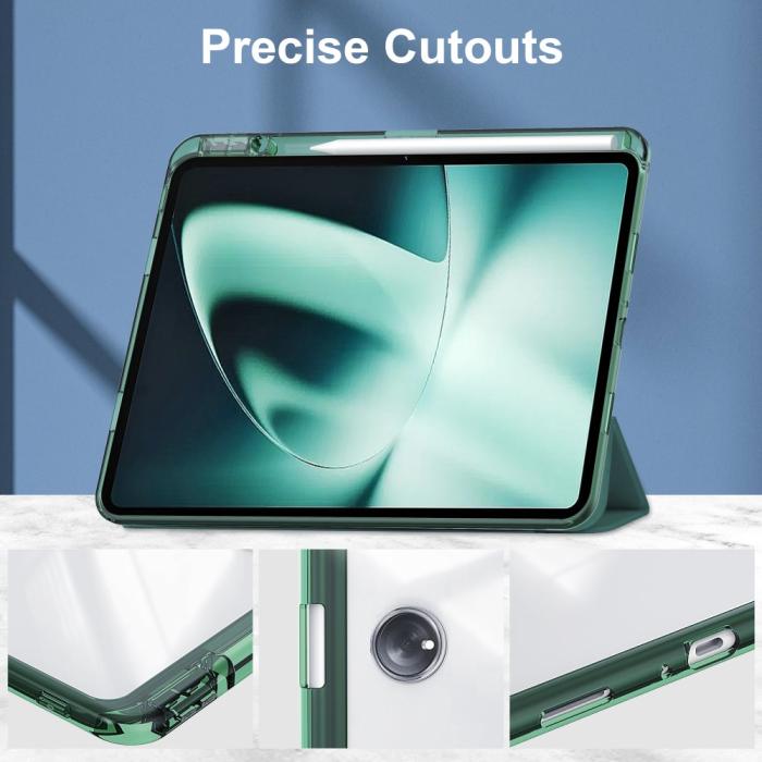 Bild 2, OnePlus Pad Fodral Hybrid Med Pennhållare Svartgrön