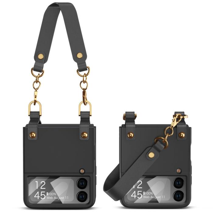 Bild 1, Tech-Protect Galaxy Z Flip 4 Fodral Icon Chain Svart