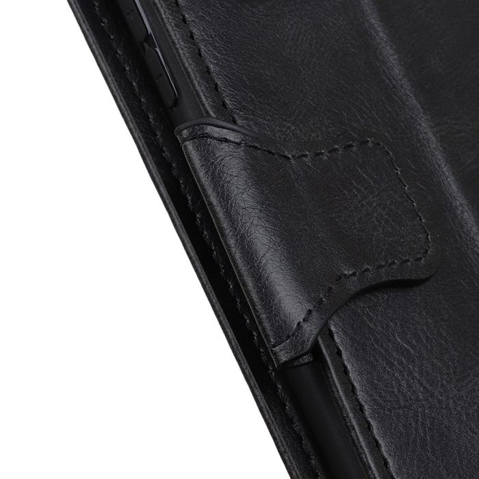 Bild 5, iPhone 15 Fodral Crazy Horse Folio Svart