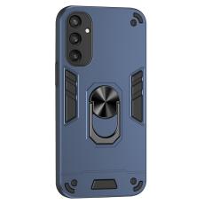 Samsung Galaxy S25 Skal Hybrid Armor Ring Bl&aring;