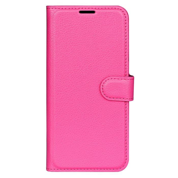 Bild 5, Xiaomi Redmi Note 12 Pro 5G Fodral Litchi Läder Rosa
