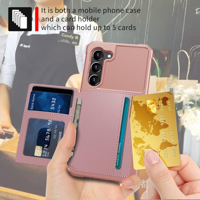 Bild 5, Samsung Galaxy S23 Plus Skal Med Plånbok Roséguld