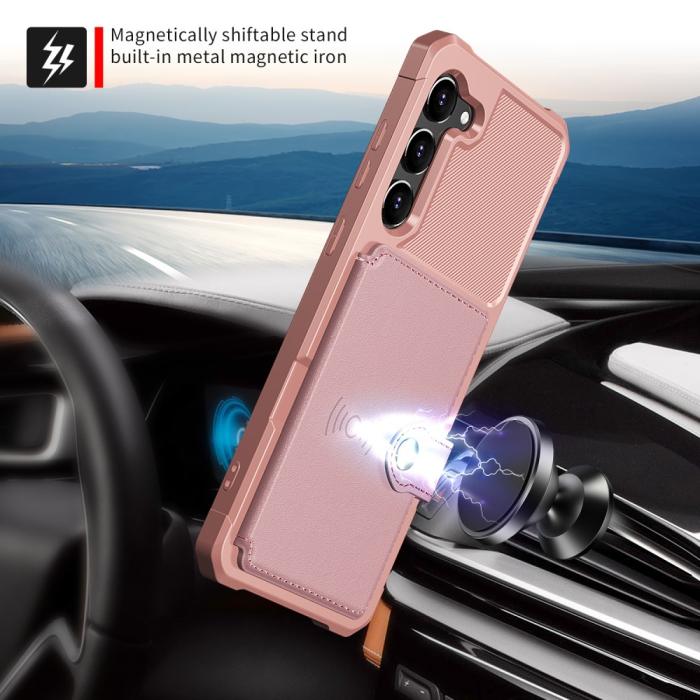 Bild 6, Samsung Galaxy S23 Plus Skal Med Plånbok Roséguld