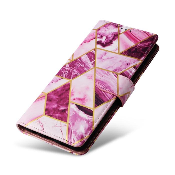 Bild 5, Samsung Galaxy A17 / A26 Fodral Läder Marmor Lila