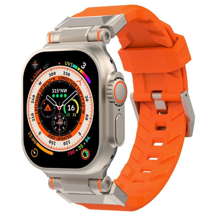 Bild 2, Apple Watch 42/44/45/46/49 mm RobustFit Armband Orange