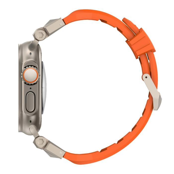 Bild 5, Apple Watch 42/44/45/46/49 mm RobustFit Armband Orange