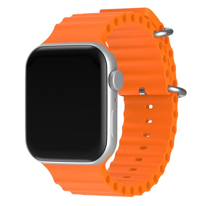 Bild 2, Apple Watch 41/40/38 mm Armband Ocean Wave Orange