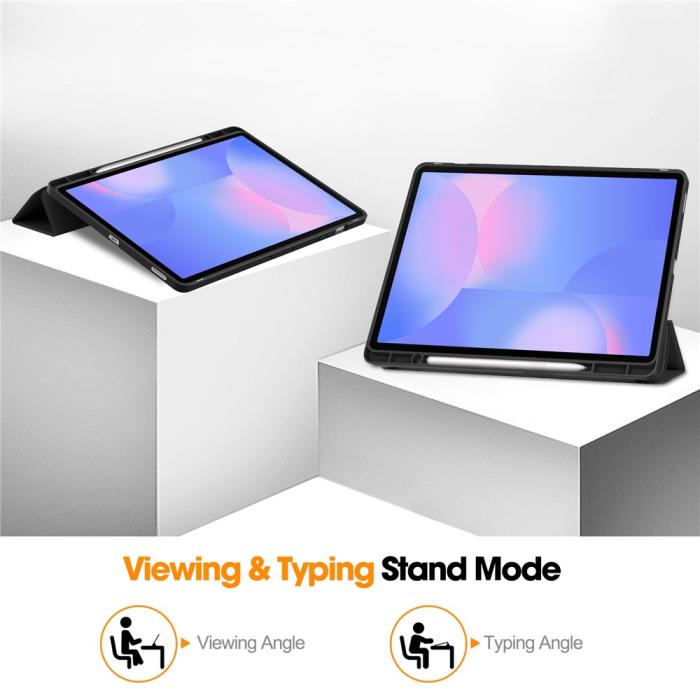 Bild 3, Samsung Galaxy Tab S10 FE Plus Fodral Tri-Fold Pennhållare