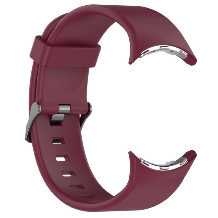 Bild 2, Google Pixel Watch 3 45 mm Armband Silikon Vinröd