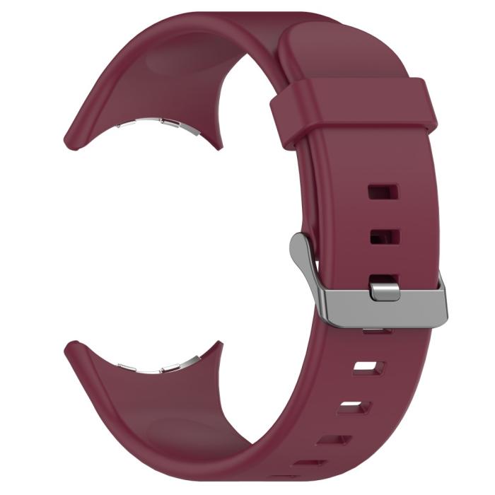 Bild 3, Google Pixel Watch 3 45 mm Armband Silikon Vinröd