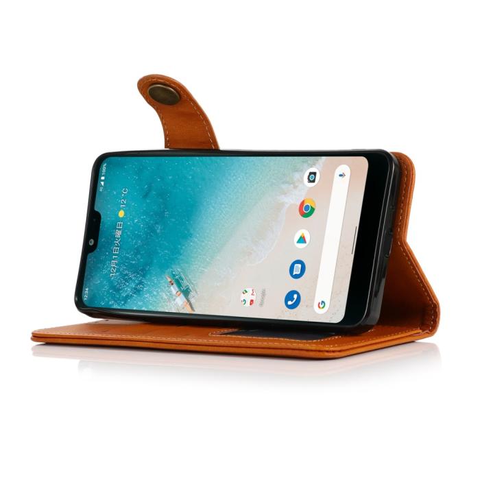Bild 5, KHAZNEH Samsung Galaxy S22 Plus Fodral Magnetisk Mässing Brun