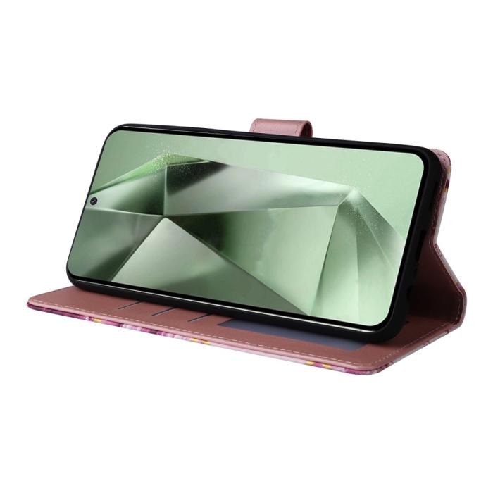Bild 3, Samsung Galaxy S24 FE Fodral Marmor Rosa