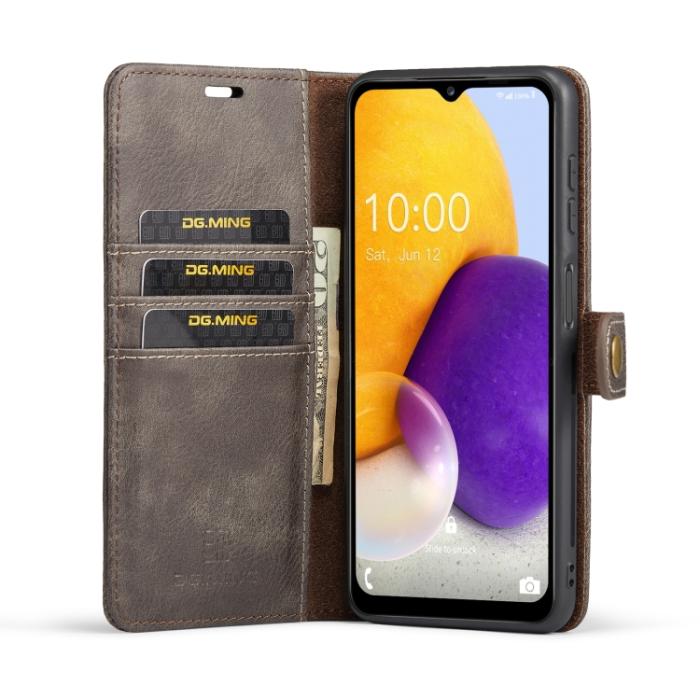 Bild 4, DG.MING Samsung Galaxy A13 4G 2in1 Magnet Fodral / Skal Grå