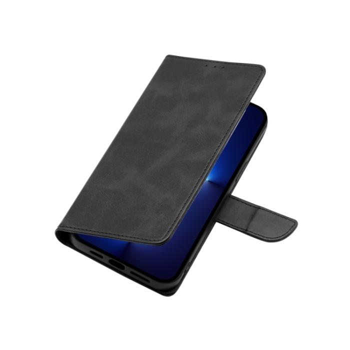 Bild 5, Motorola Moto G13 / G23 / G53 5G Fodral Solid Läder Svart