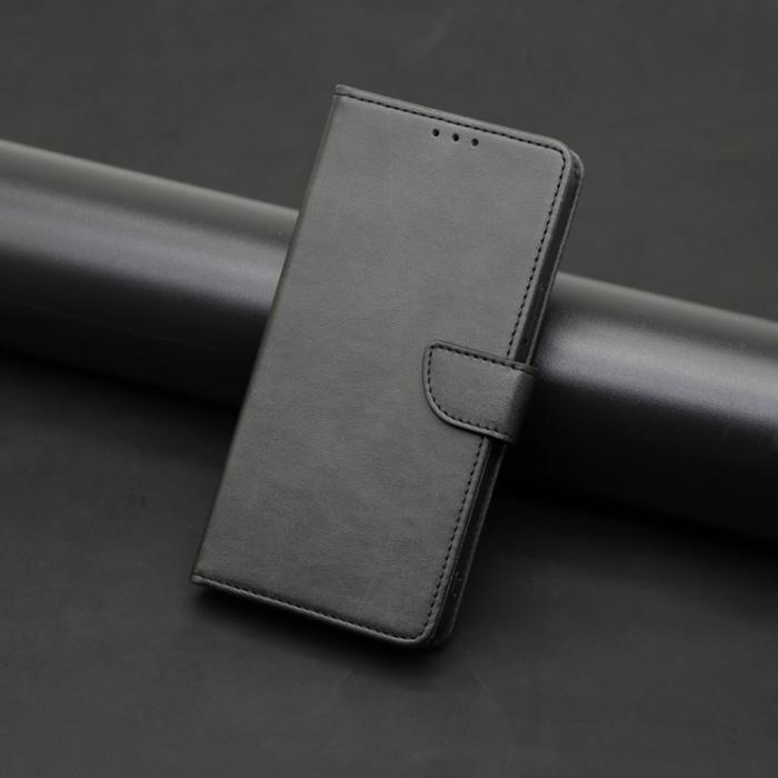 Bild 6, Motorola Moto G13 / G23 / G53 5G Fodral Solid Läder Svart