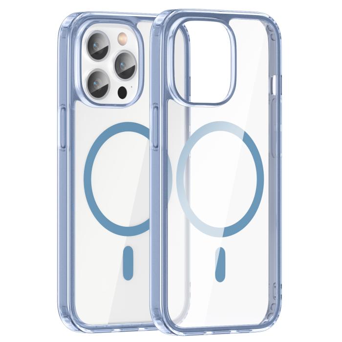 Bild 2, ColorPop iPhone 13 Pro Skal CH MagSafe Transparent/Ljus Blå