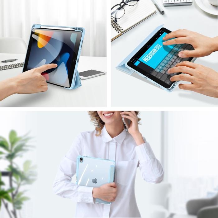 Bild 4, DUX DUCIS iPad 11 2025 / 10.9 2022 Fodral TOBY Tri-Fold Blå