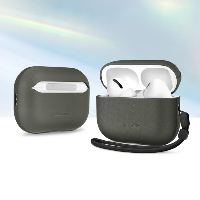 Bild 6, Tech-Protect AirPods Pro 3 Skal NaturalFit Olive Green