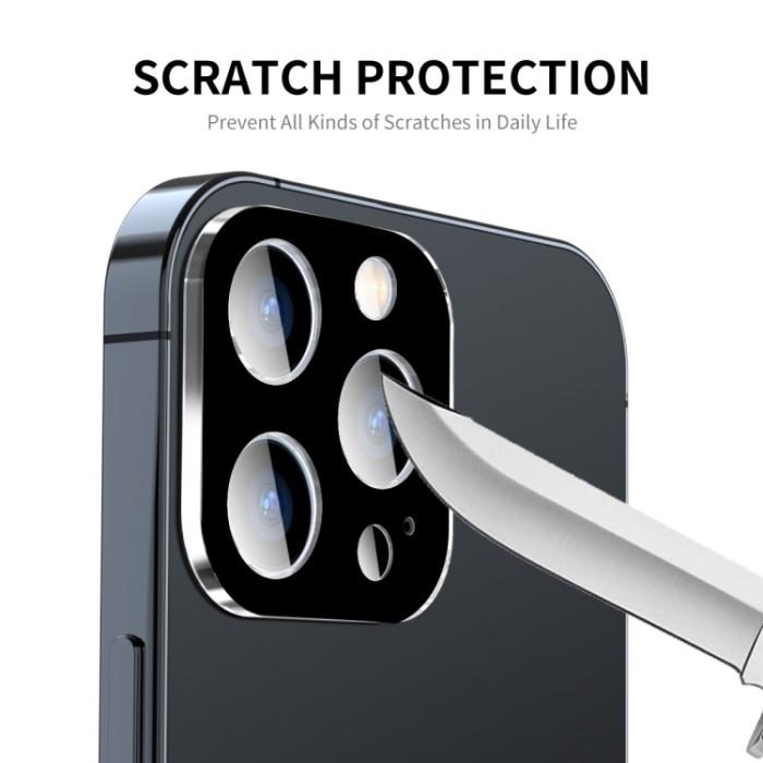 Bild 4, ENKAY iPhone 15 Pro / 15 Pro Max 2-PACK Linsskydd Härdat Glas