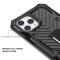 iPhone 12 / 12 Pro - Shockproof Tyre Ring Skal - Svart