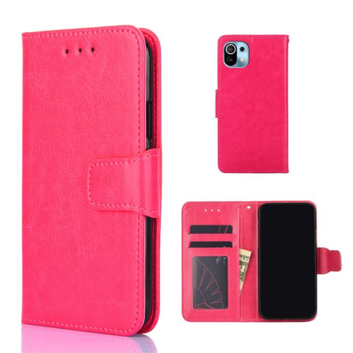 Bild 1, Xiaomi Mi 11 - Plånboksfodral - Rosa