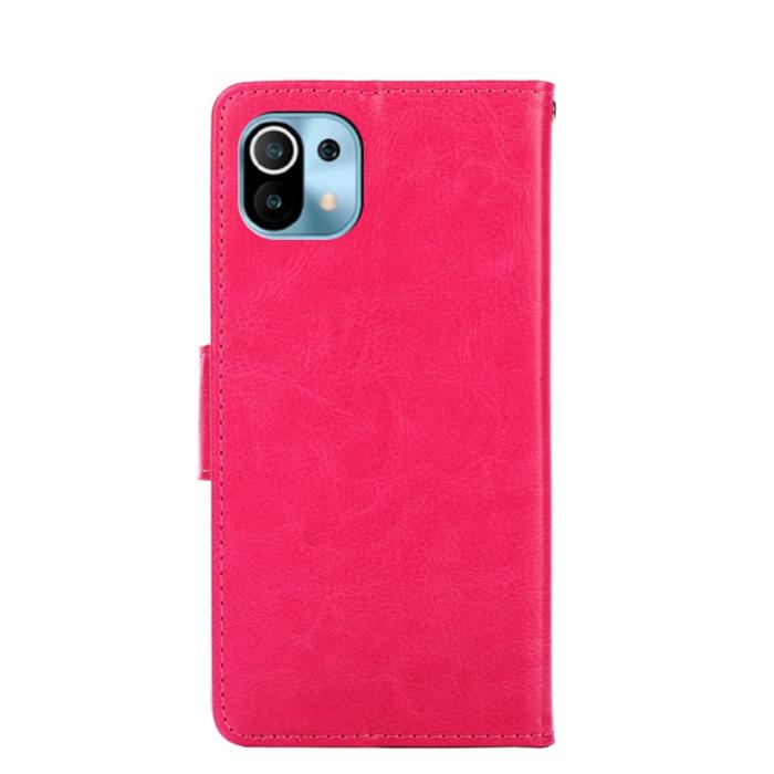 Bild 3, Xiaomi Mi 11 - Plånboksfodral - Rosa