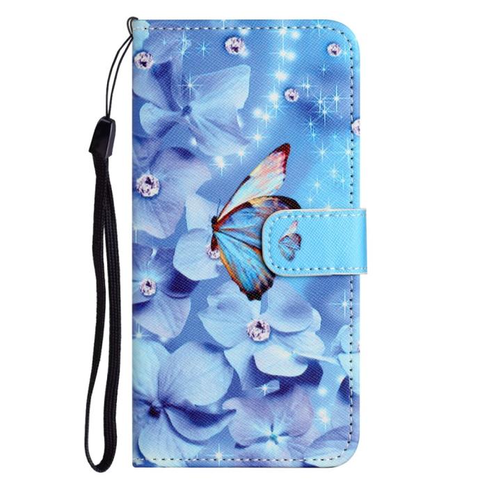 Bild 4, Motorola Moto G35 5G Fodral Med Tryck Fjäril / Blommor