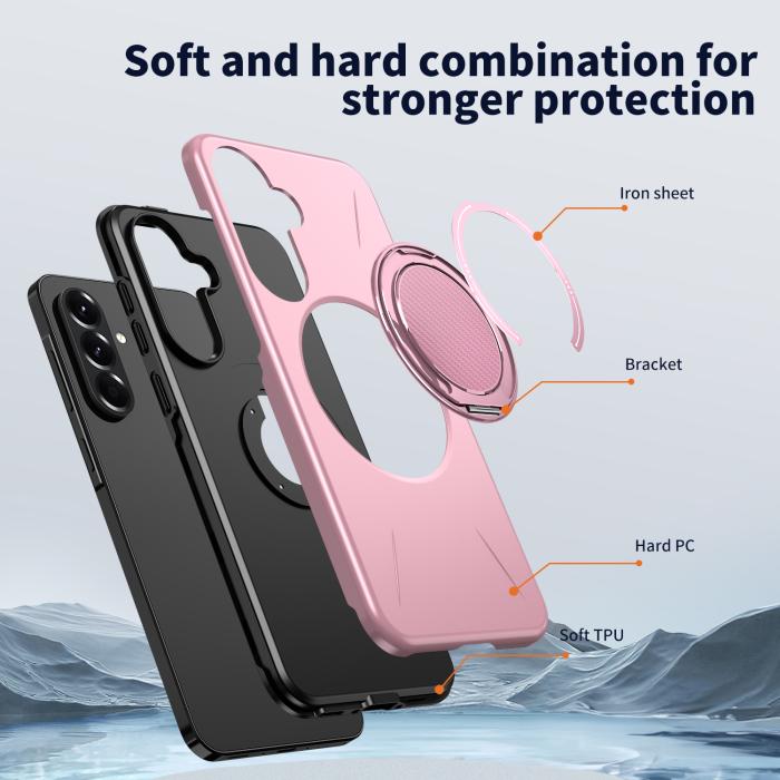Bild 5, Samsung Galaxy A27 5G Skal Magsafe Kickstand Rosa
