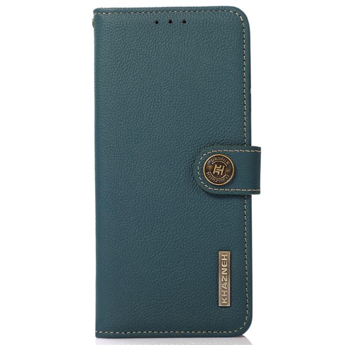 Bild 6, KHAZNEH Xiaomi 14 Ultra Fodral RFID Äkta Läder Grön