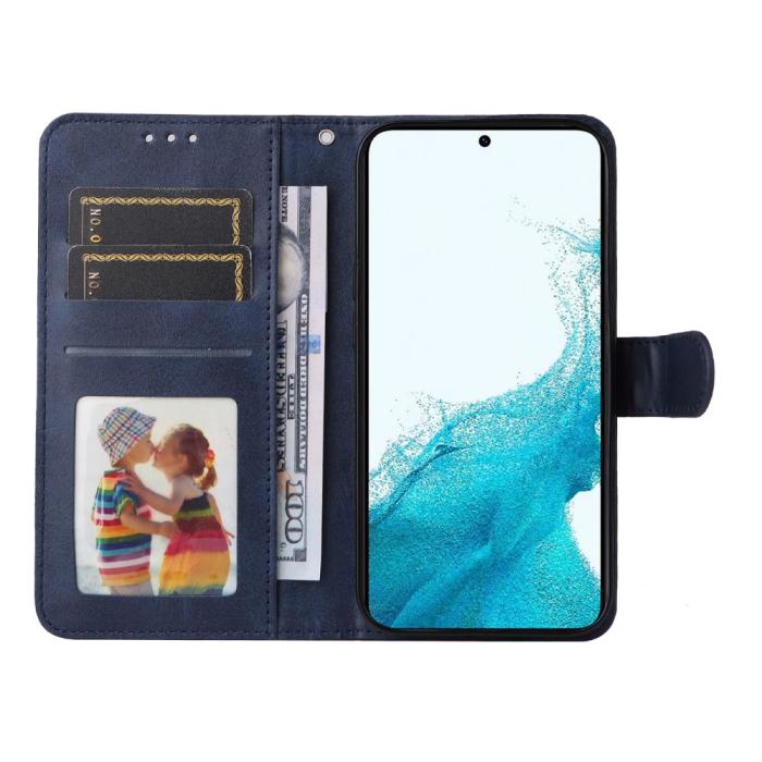 Bild 2, Samsung Galaxy A54 5G Fodral Läder Blå