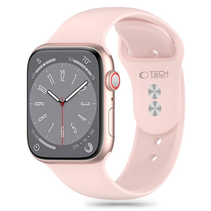 Bild 1, Tech-Protect Apple Watch 38/40/41/42 mm Armband Silikon Rosa