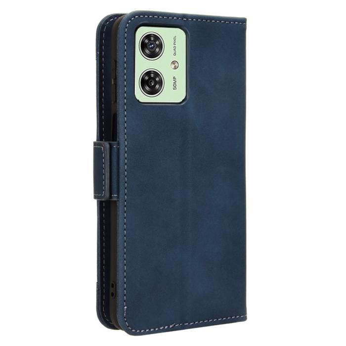 Bild 6, Motorola Moto G54 5G Fodral Med Avtagbart Kortfodral Blå